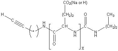 Poly(L-glutamic acid sodium salt) Alkyne