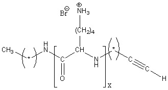 Poly(L-lysine hydrobromide) Alkyne