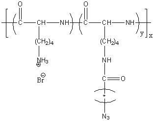 Poly(L-lysine hydrobromide) Graft Azide