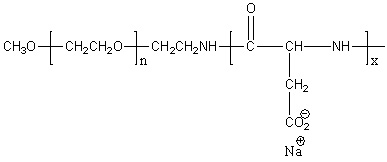 Methoxy-poly(ethylene glycol)-block-poly(L-aspartic acid sodium salt)