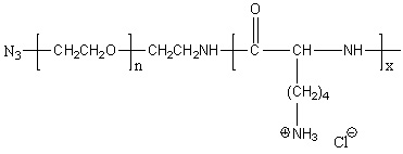 Azido-poly(ethylene glycol)-block-poly(L-lysine hydrochloride)