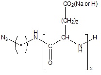 Poly(L-glutamic acid sodium salt) Azide